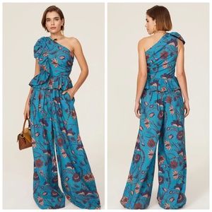 Ulla Johnson Blue Floral Jumpsuit